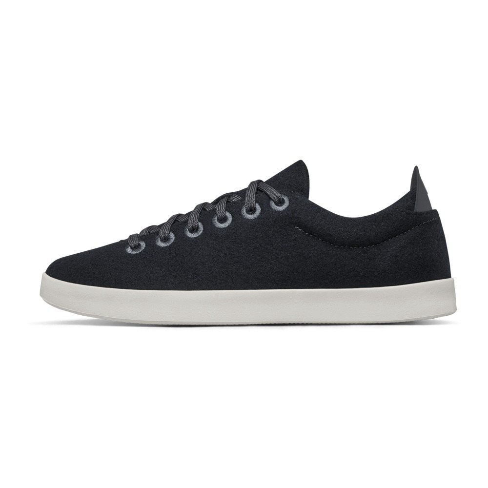 Allbirds Men\'s Sneakers Black - Wool Pipers - 72518JYLX